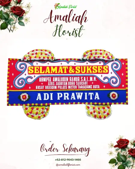 Papan Bunga Ucapan Selamat Ponowareng